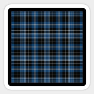 Clergy Blue Plaid Tartan Scottish Sticker